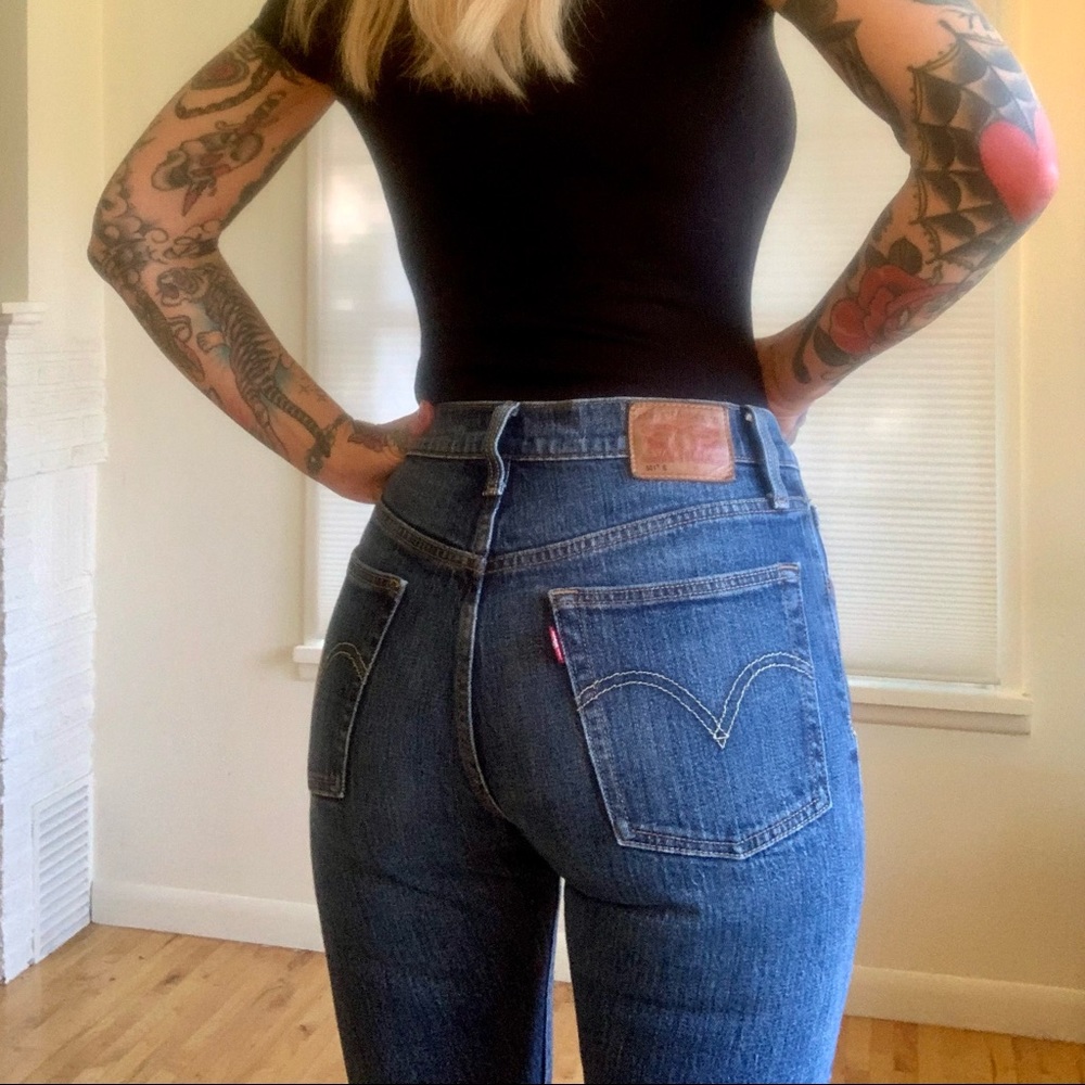 High rise 501 Levis jeans